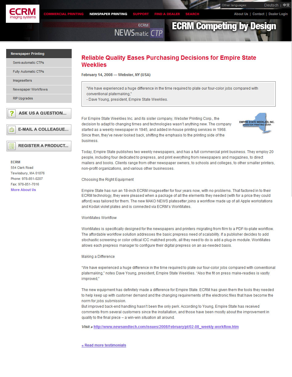 ECRM Imaging Systems