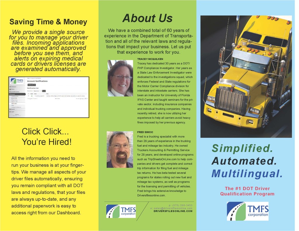 TMFS Brochure Page 1